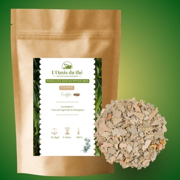 Feuilles d'eucalyptus bio l'oasis du thé