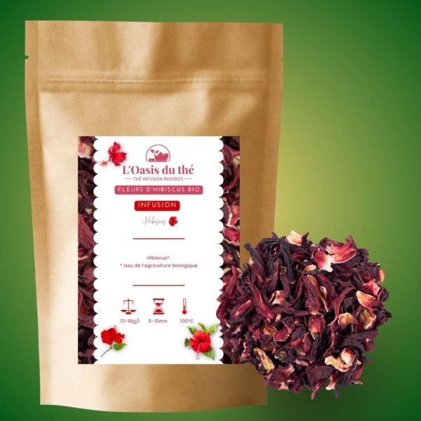 Fleurs d'hibiscus bio